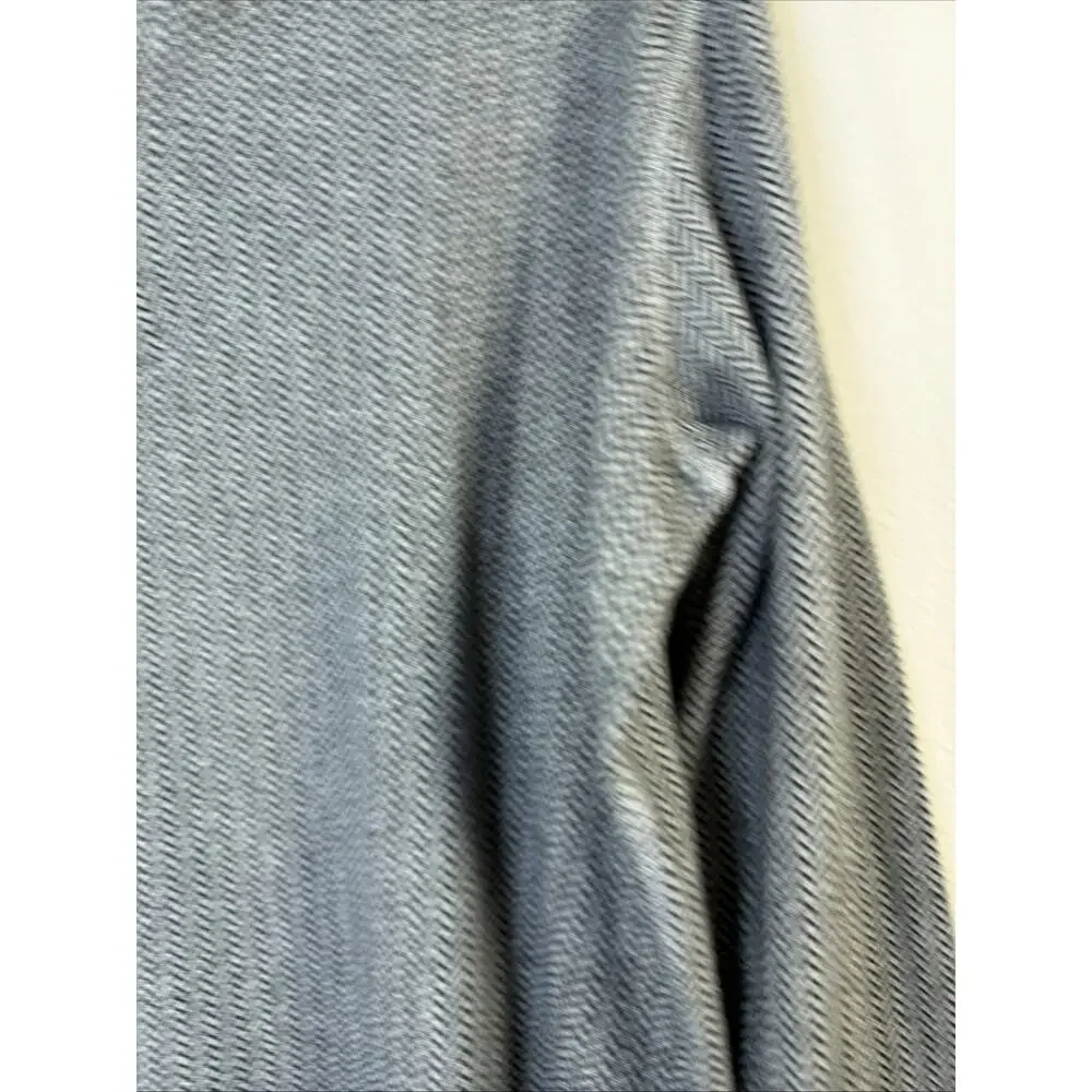 Robert Graham Men quarter 1/4 Zip Gray Sweater large quiet luxury outdoor preppy